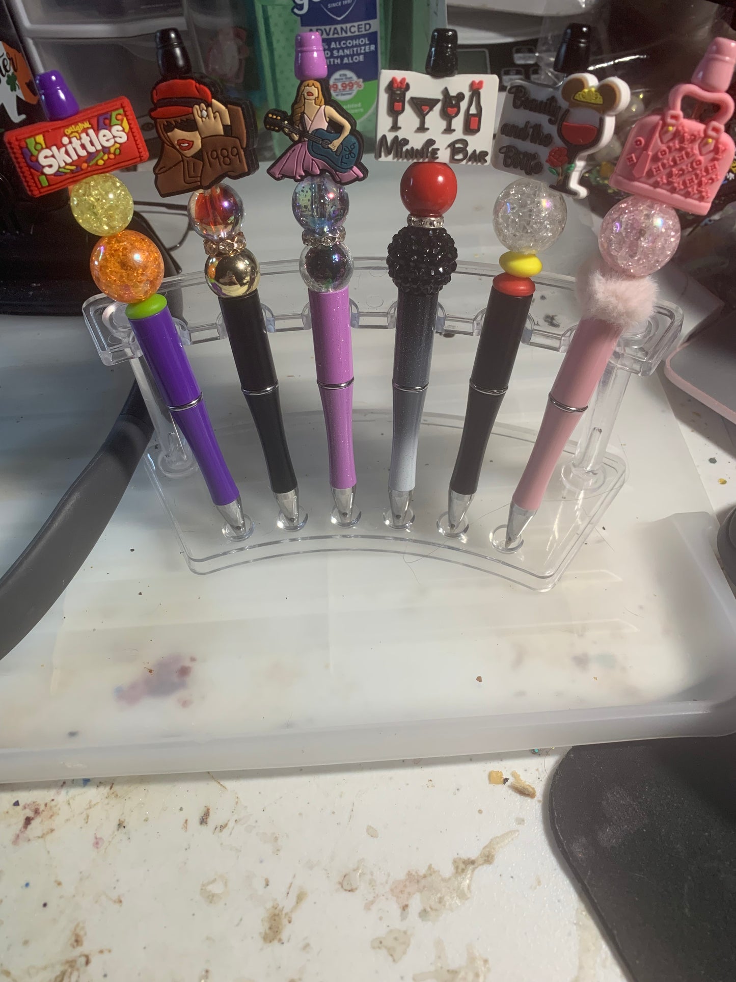 Beaded pens
