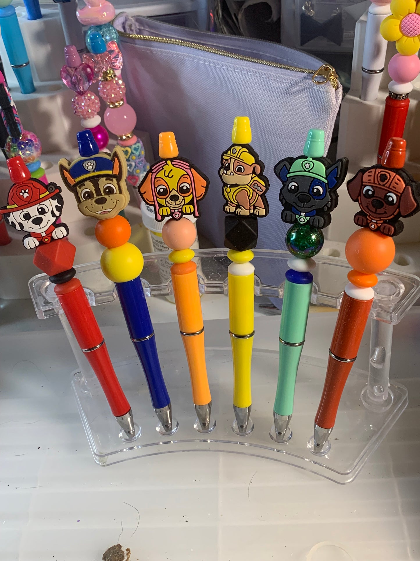 Beaded pens